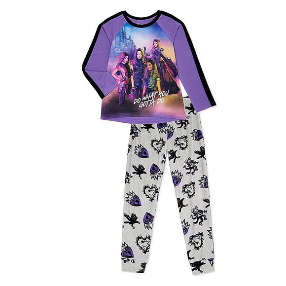 Disney Other - Disney Descendants Girl's 2-Piece Pajama Set NEW 4/5